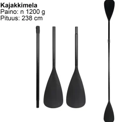 Sup- ja kajakkimela I-Sport, 2-in-1, alumiini