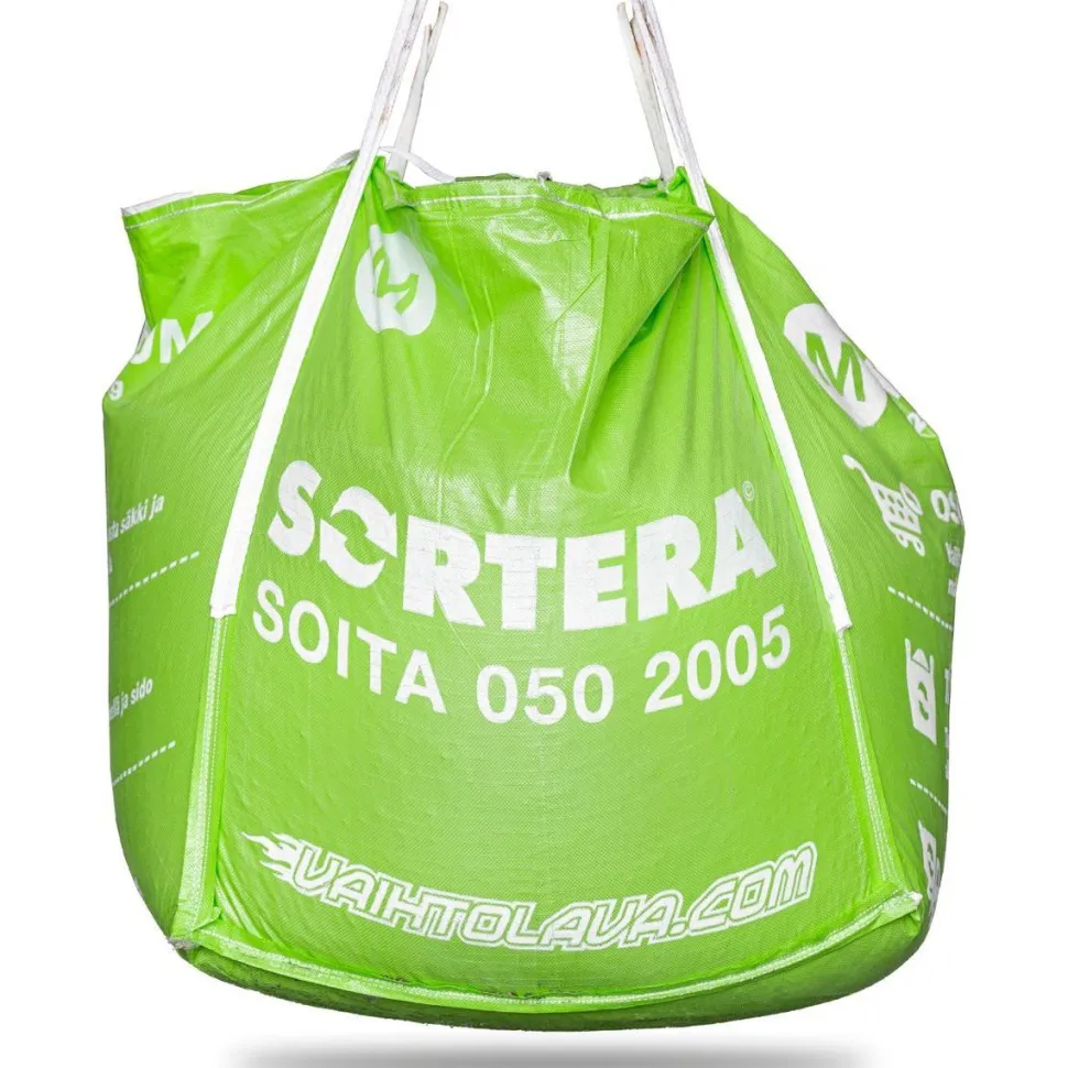 Suursäkki Sortera, eri kokoja