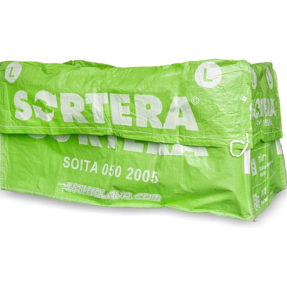 Suursäkki Sortera, eri kokoja