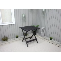 Taitettava puutarhapöytä Baltic Garden Wilma 65x65cm er värejä