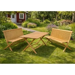Taitettava penkki Baltic Garden Milano, 120 cm