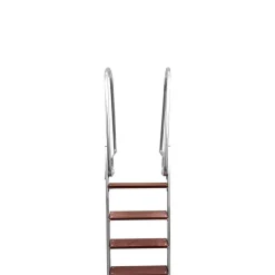 Taittuvat laituritikkaat Arctic Marine 4-askelmaa alumiini/wpc