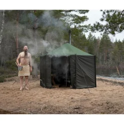 Telttasauna Savotta Hiisi 4 + kamiina ja kiviritilä