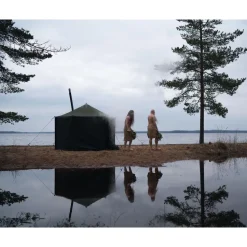 Telttasauna Savotta Hiisi 4 + kamiina ja kiviritilä
