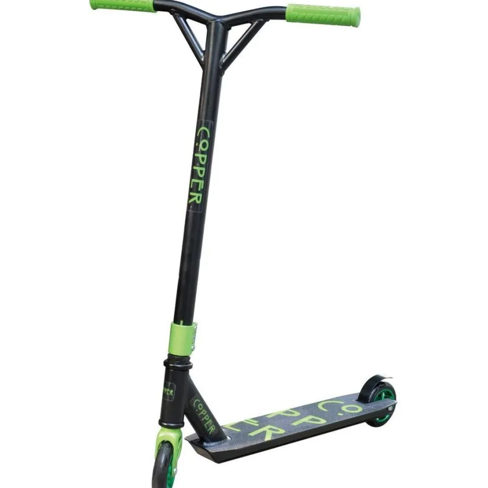 Temppupotkulauta Scootti Copper Raw lime
