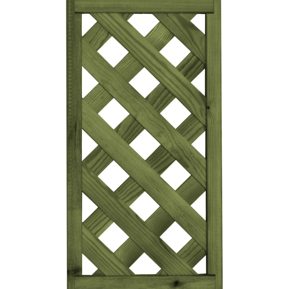 Terassielementti Sisäritilä puolikasaitaan T27 300x570 mm vihreä