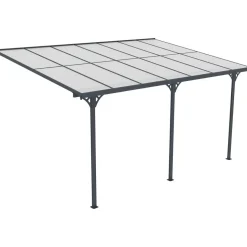 Terassikatos Fornorth, 435x300x225-270 cm, harmaa