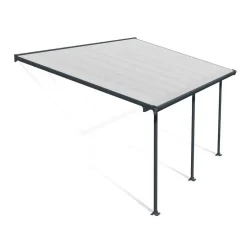 Terassikatos Palram-Canopia Feria 3 x 5,5 m harmaa/kirkas
