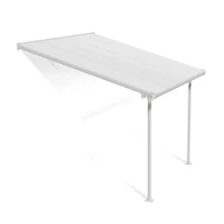 Terassikatos Palram-Canopia Feria 3x3 m valkoinen/kirkas