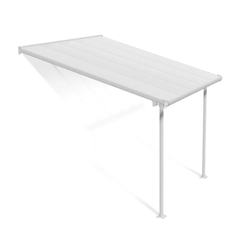 Terassikatos Palram-Canopia Feria 3x3 m valkoinen/kirkas