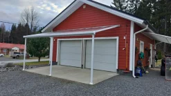 Terassikatos Palram-Canopia Feria 3 x 5,5 m valkoinen/kirkas