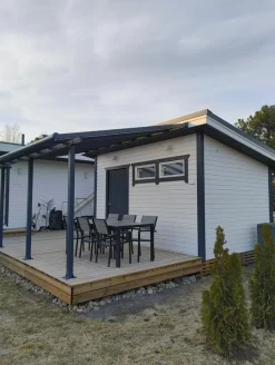 Terassikatos Palram-Canopia Olympia 3x4,25 m harmaa/kirkas