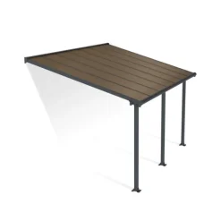 Terassikatos Palram-Canopia Olympia 3x4,25 m harmaa/pronssi