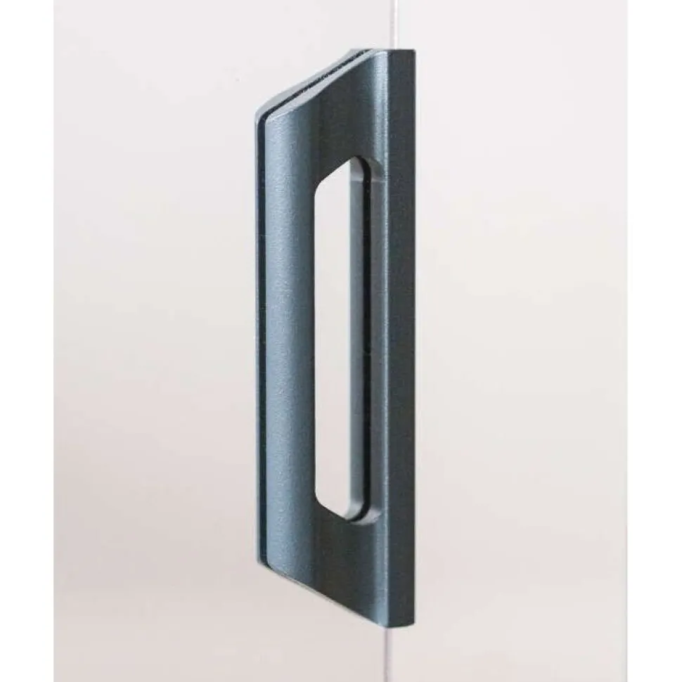 Terassilasitus Vivalon Avara, puitteeton 2-osainen, 1000-2380mm leveään aukkoon, harmaa lasi