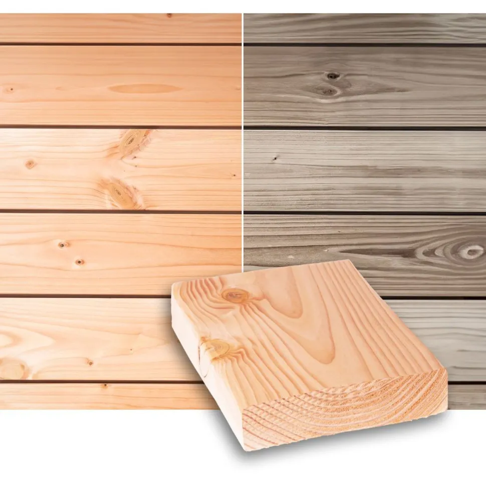 Terassilauta Arctic Outdoor SHP, 28x120mm, douglaskuusi, puuvalmis