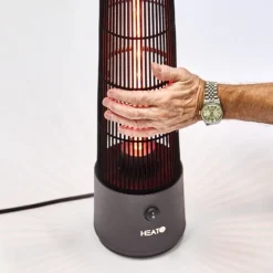 Terassilämmitin HEAT1 Eco High-line Cone pöydän alle 1200W musta