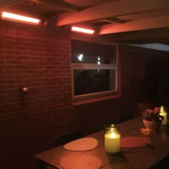 Terassilämmitin HEAT1 Eco High-line ohut 660-2000W kaukosäädin eri värejä