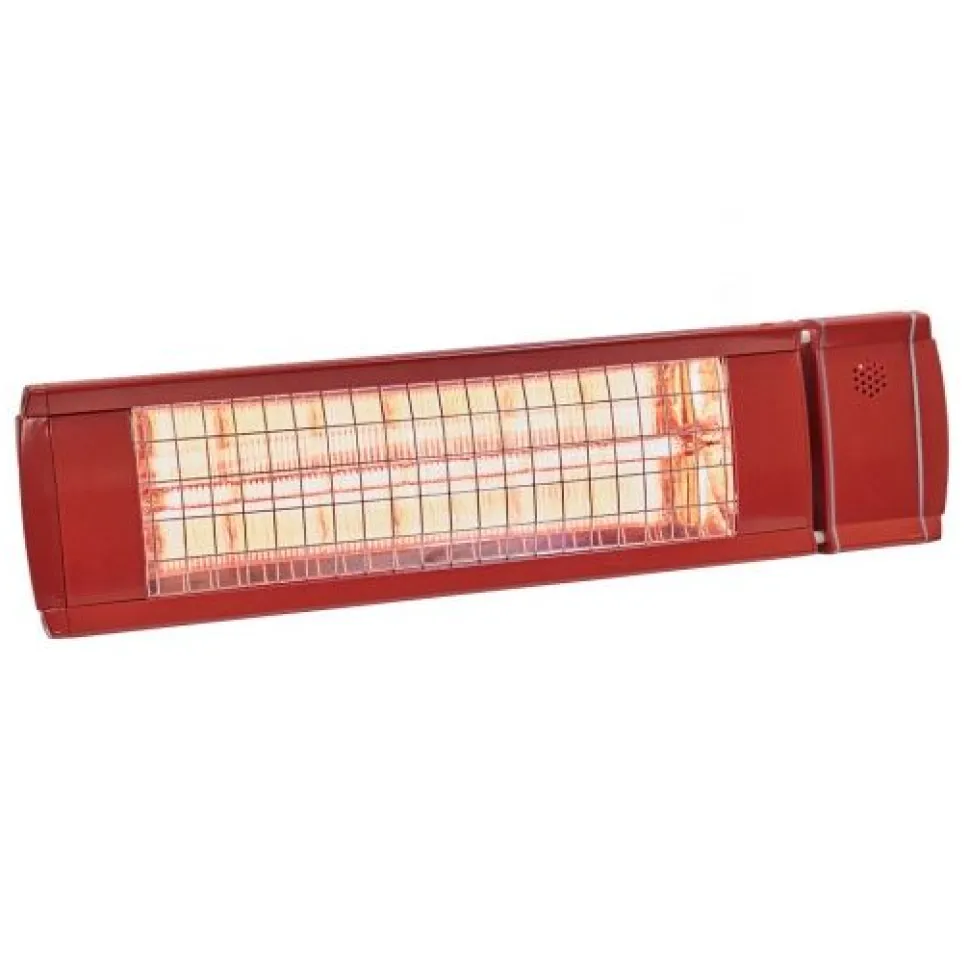 Terassilämmitin HEAT1 Eco High-line 660-2000W kaukosäädin punainen