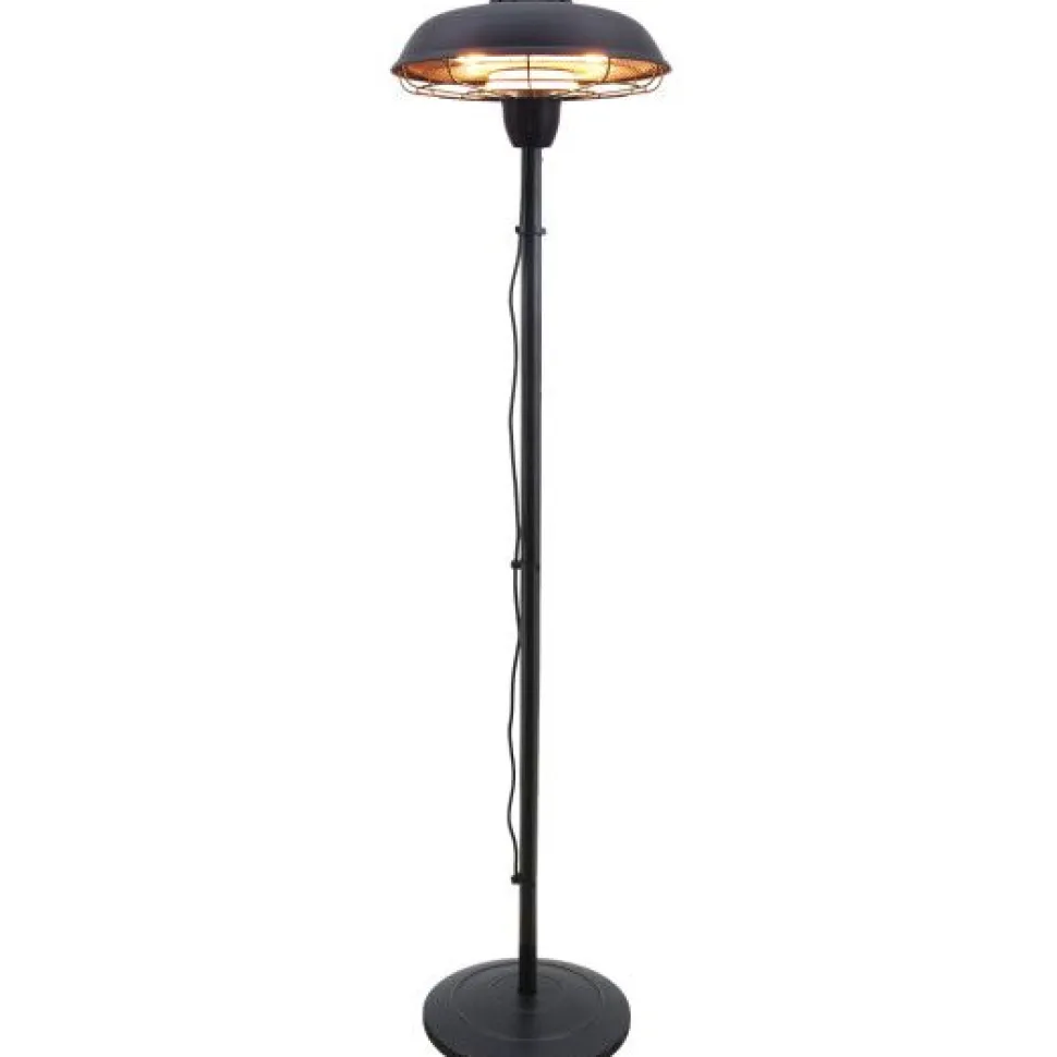 Terassilämmitin Hortus lattiamalli 900/1200W HA musta
