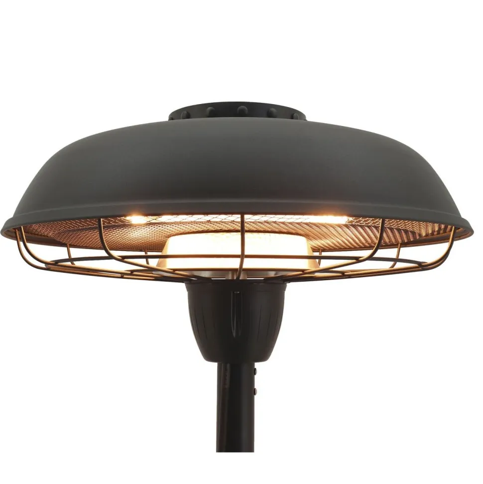 Terassilämmitin Hortus lattiamalli 900/1200W HA musta