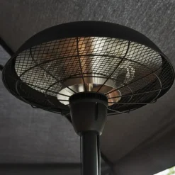 Terassilämmitin Hortus lattiamalli 900/1200W HA musta