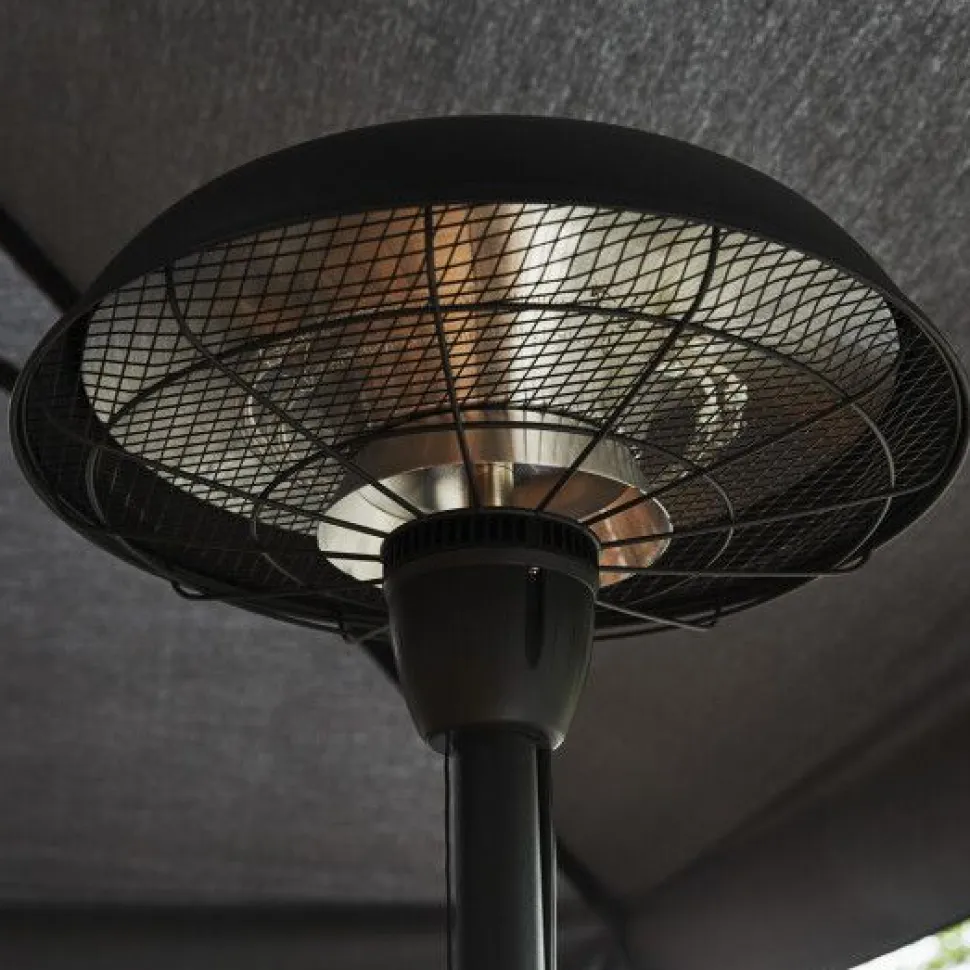 Terassilämmitin Hortus lattiamalli 900/1200W HA musta