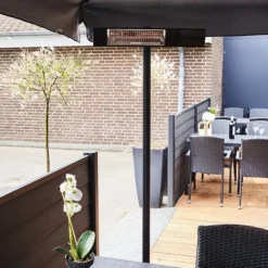 Terassilämmitin Hortus lattiamalli 500/1000/1500W RGT kaukosäädin eri värejä