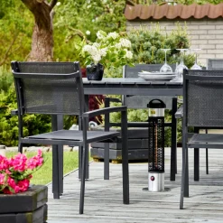 Terassilämmitin Hortus pöydän alle 1200W GT kapea hopea