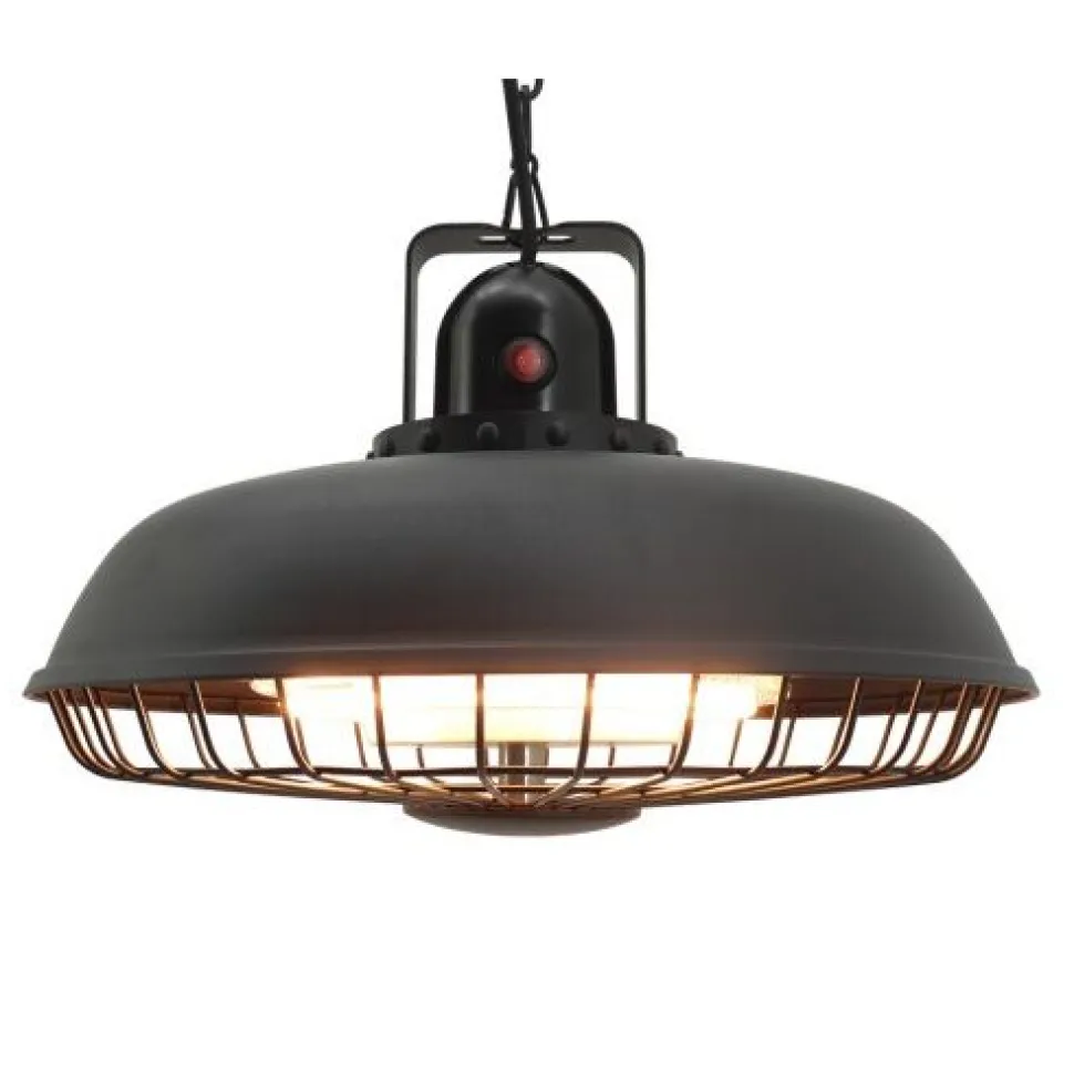 Terassilämmitin Hortus ripustettava 600/1200/1800W kaukosäädin musta