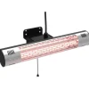 Terassilämmitin Hortus seinäasennus 1500 W GT musta