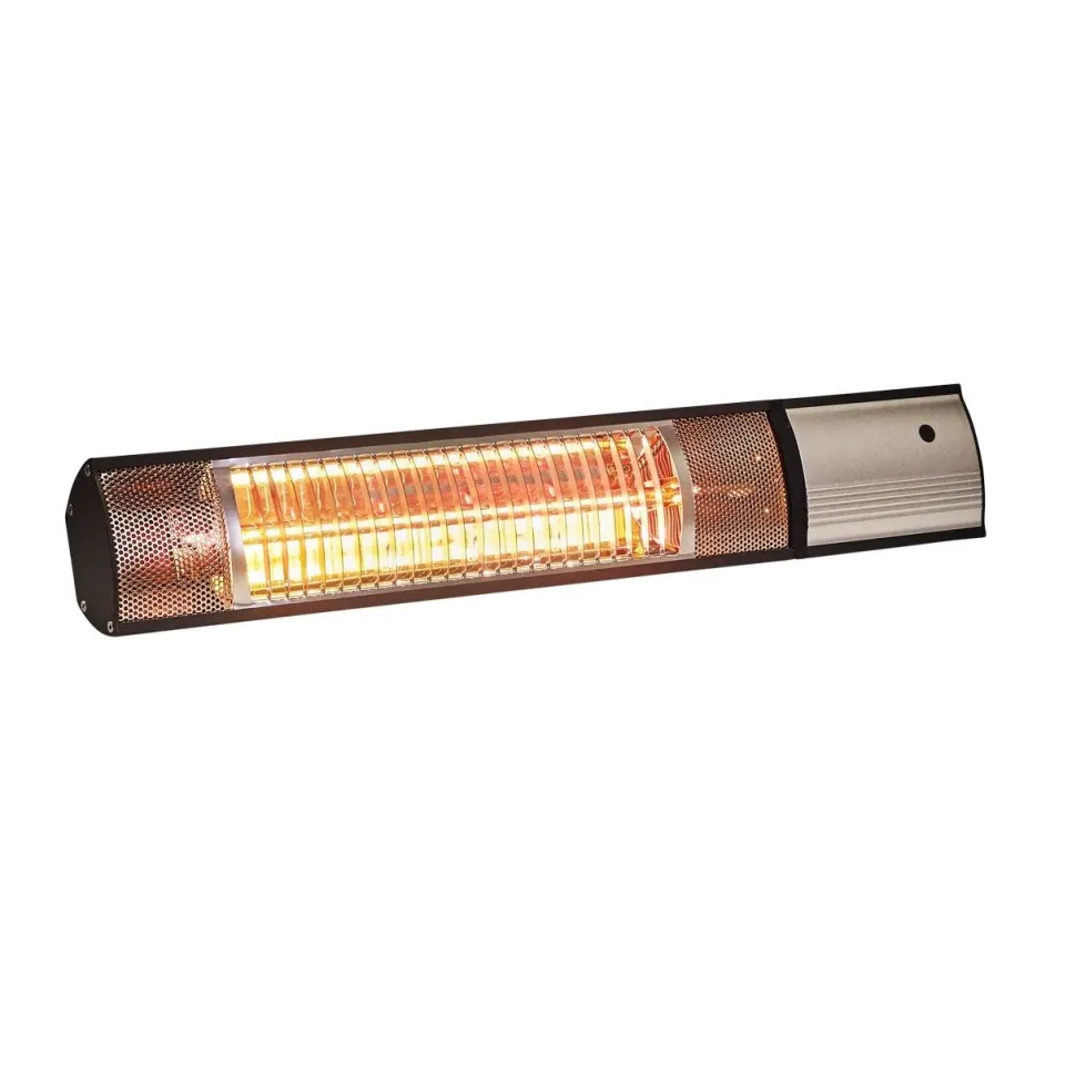 Terassilämmitin Hortus seinämalli 500/1000/1500W GT kaukosäädin antrasiitti