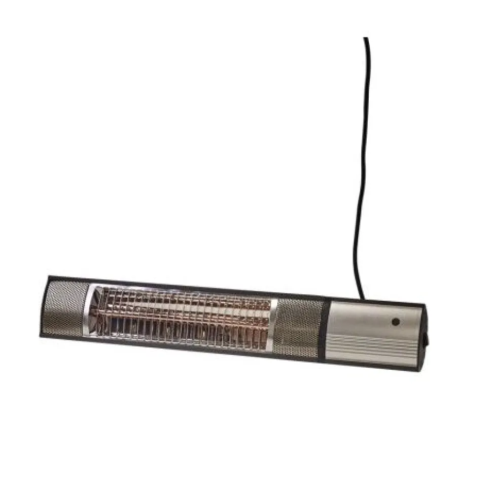 Terassilämmitin Hortus seinämalli 500/1000/1500W GT kaukosäädin antrasiitti