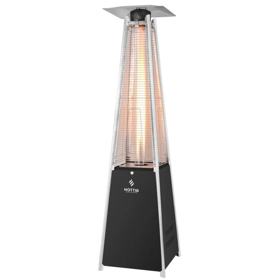 Terassilämmitin Hottia Tower 13 kW kaasu musta