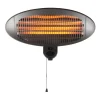 Terassilämmitin Hottia 2000 W kvartsi seinäasennus