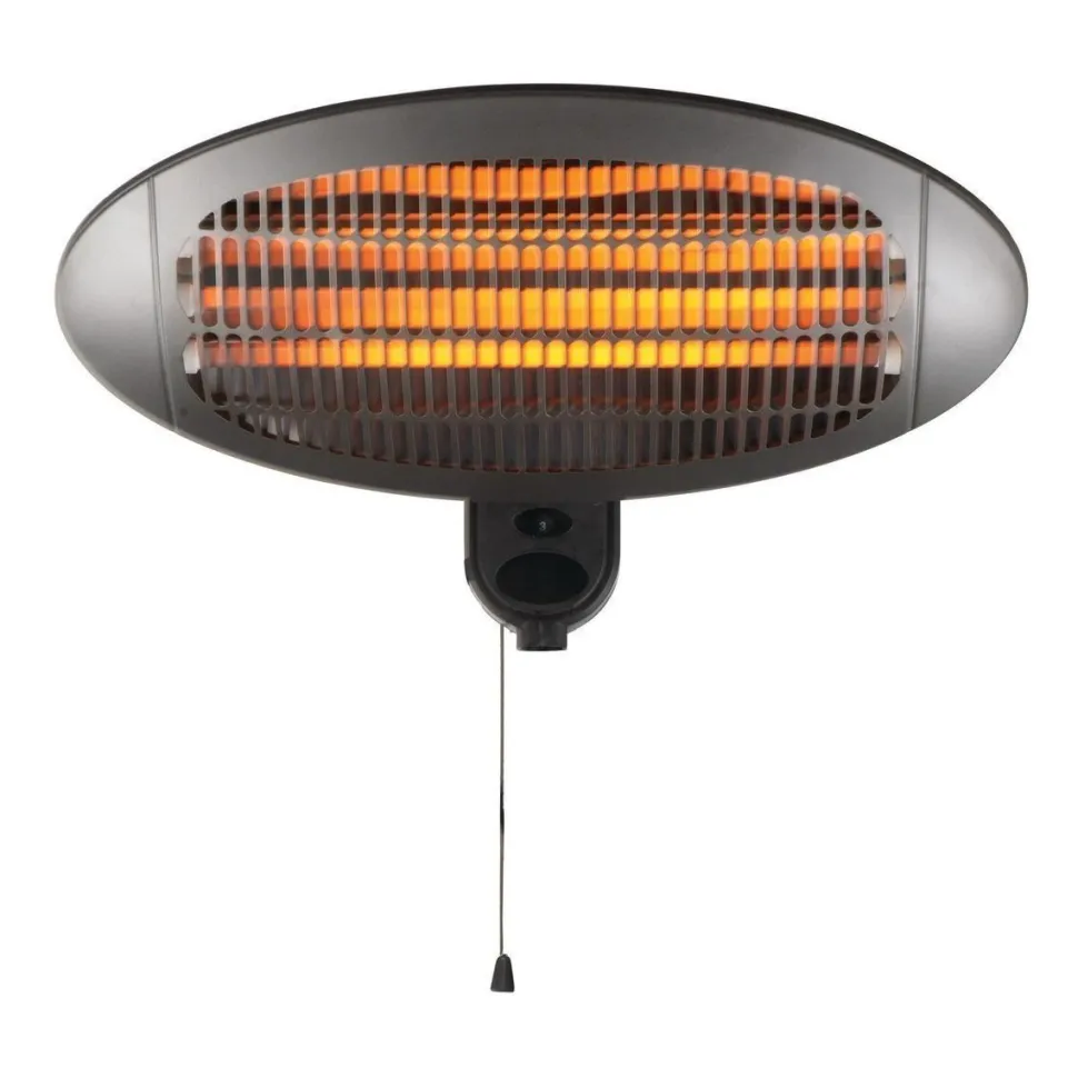 Terassilämmitin Hottia 2000 W kvartsi seinäasennus