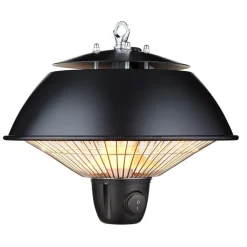 Terassilämmitin Hottia 600 W ripustettava musta