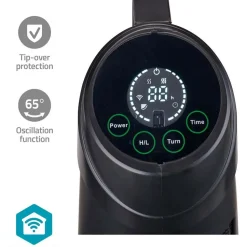 Terassilämmitin Nedis HTPA21BKW SmartLife Wi-Fi 1200W musta