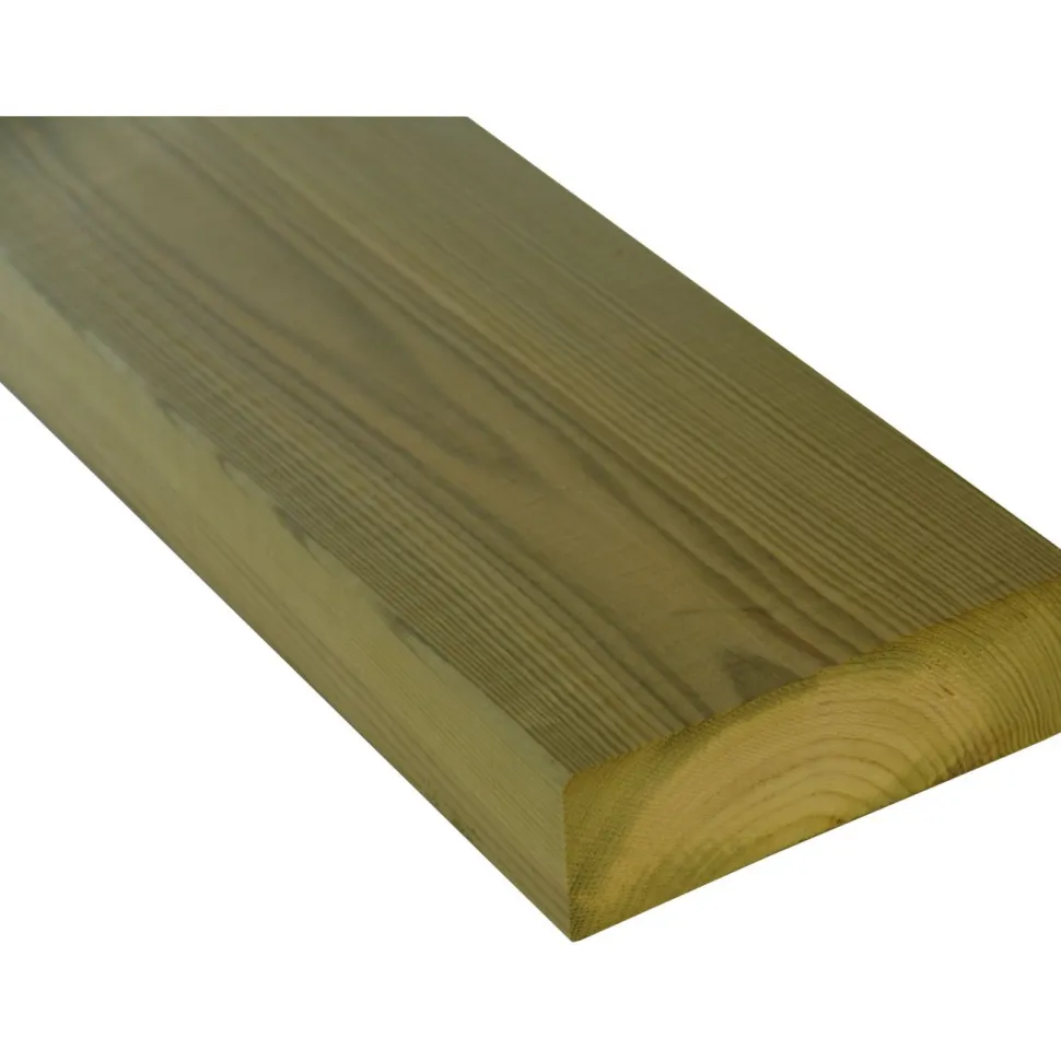 Terassin runkopuu 48x148x2395mm, kestopuu, A, vihreä