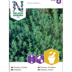 Timjami Nelson Garden, siemenet