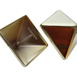 Tolpanhattu Kokille Pyra 130 2 kpl messinki