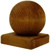 Tolpanhattu Pallo K12R 70x70x80 mm ruskea
