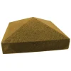 Tolpanhattu Pyramidi K38 107x107x50 mm vihreä 90 mm tolpalle