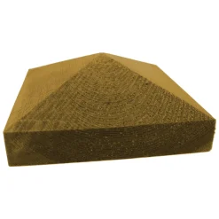 Tolpanhattu Pyramidi K38 107x107x50 mm vihreä 90 mm tolpalle