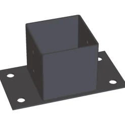 Tolpanjalka Jabo 71x71x150mm valkoinen
