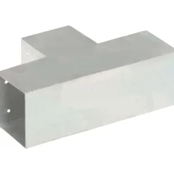Tolppaliittimet 4kpl T-muoto galvanoitu metalli 101x101mm