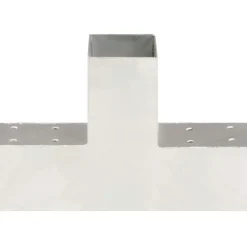 Tolppaliittimet 4kpl T-muoto galvanoitu metalli 71x71mm