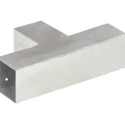 Tolppaliittimet 4kpl T-muoto galvanoitu metalli 71x71mm