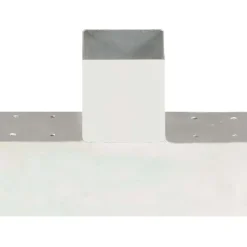 Tolppaliittimet 4kpl T-muoto galvanoitu metalli 91x91mm