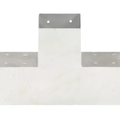 Tolppaliittimet 4kpl X-muoto galvanoitu metalli 101x101mm