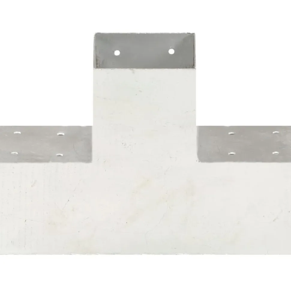 Tolppaliittimet 4kpl X-muoto galvanoitu metalli 101x101mm